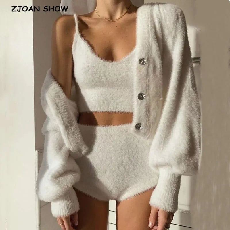 Vintage Set Shaggy Korea Style