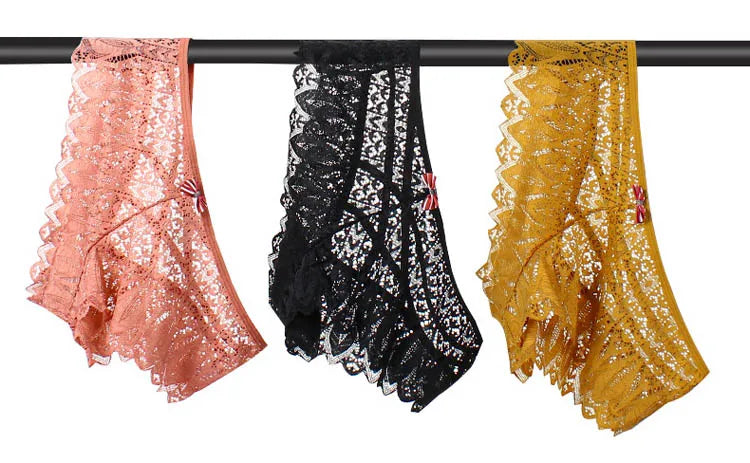 Lace Hollow-Out G-String