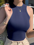 **Classic Ribbed Knit Top**