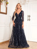 Luxury Long Sleeve Dress
