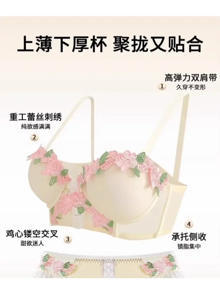 YUQI Wireless Push Up Bra