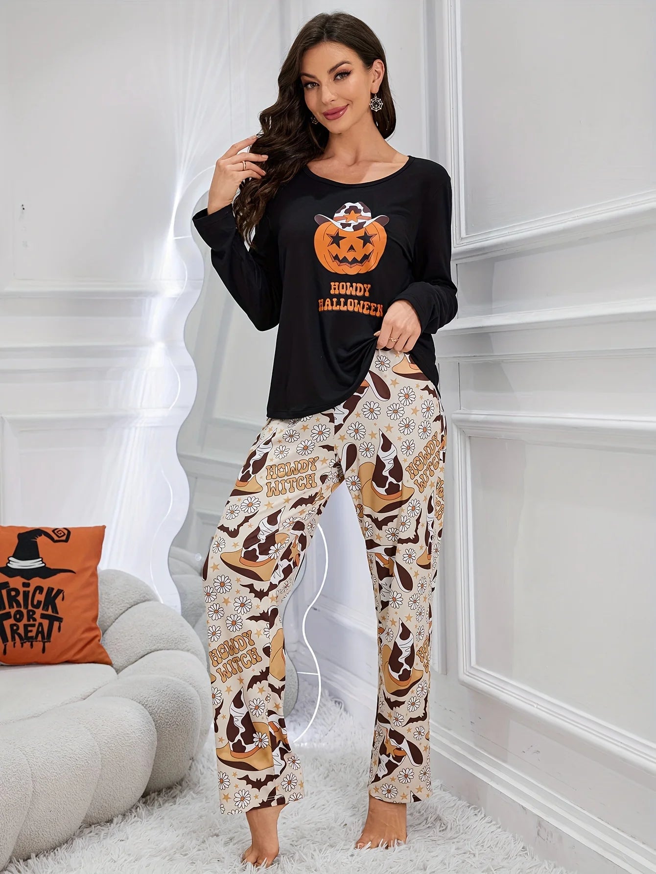 Halloween Limited Two-Piece Autum Pajamas,