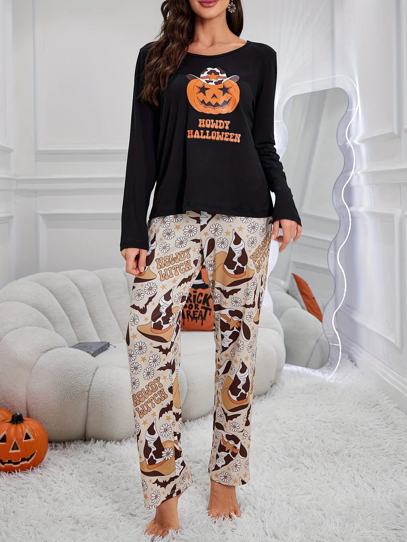 Halloween Limited Two-Piece Autum Pajamas,