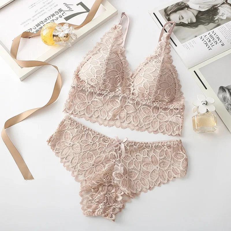 Sexy Lace Women Underwear Set