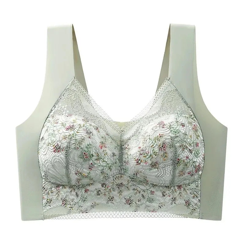 Ice Silk Full Cup Lace Bra
