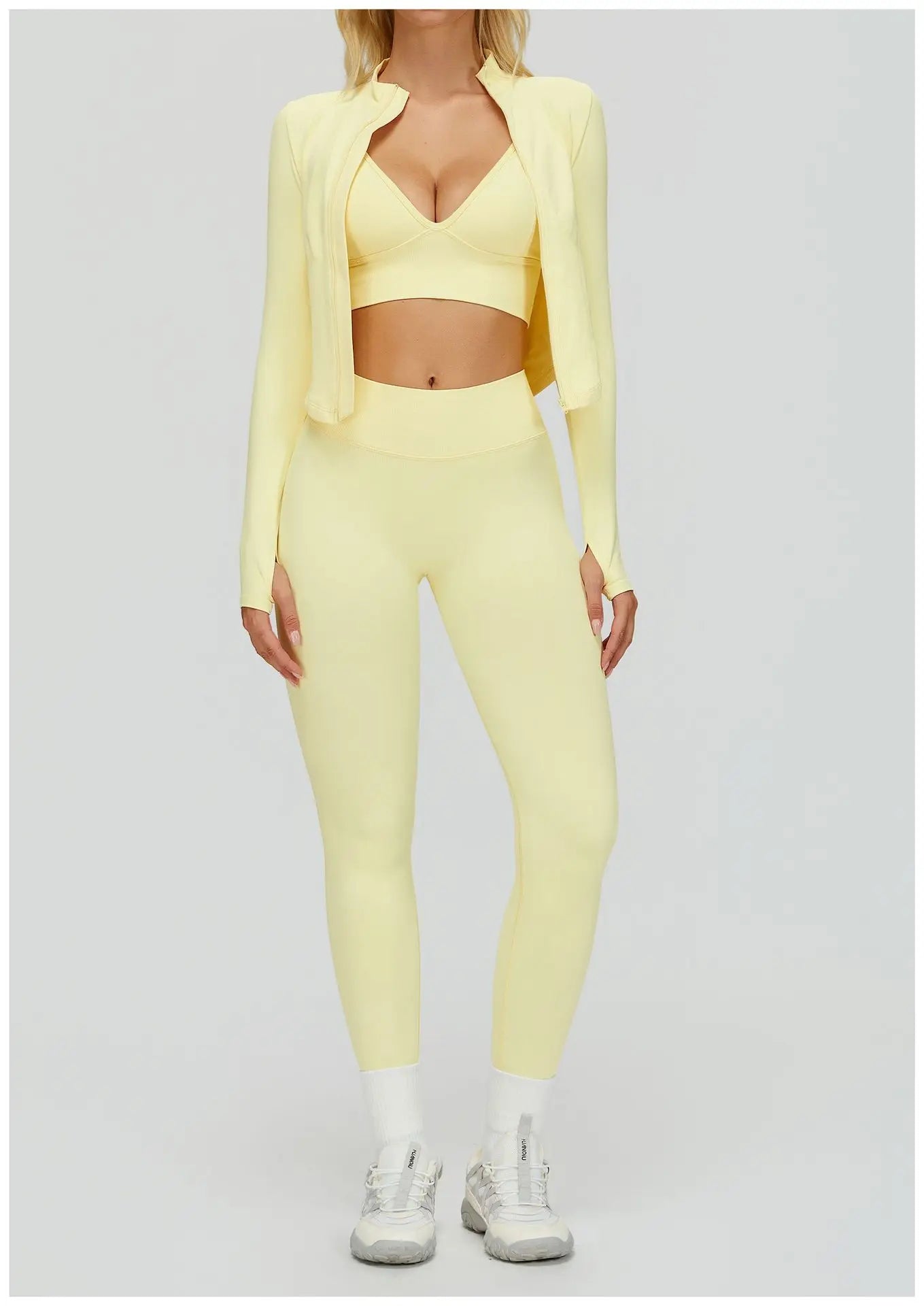 2/3PCS Seamless Yoga Set Gym Workout Suits