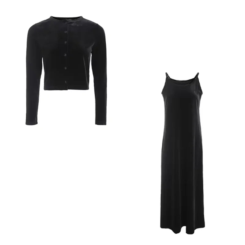 Solid Color New Sleeveless Dress
