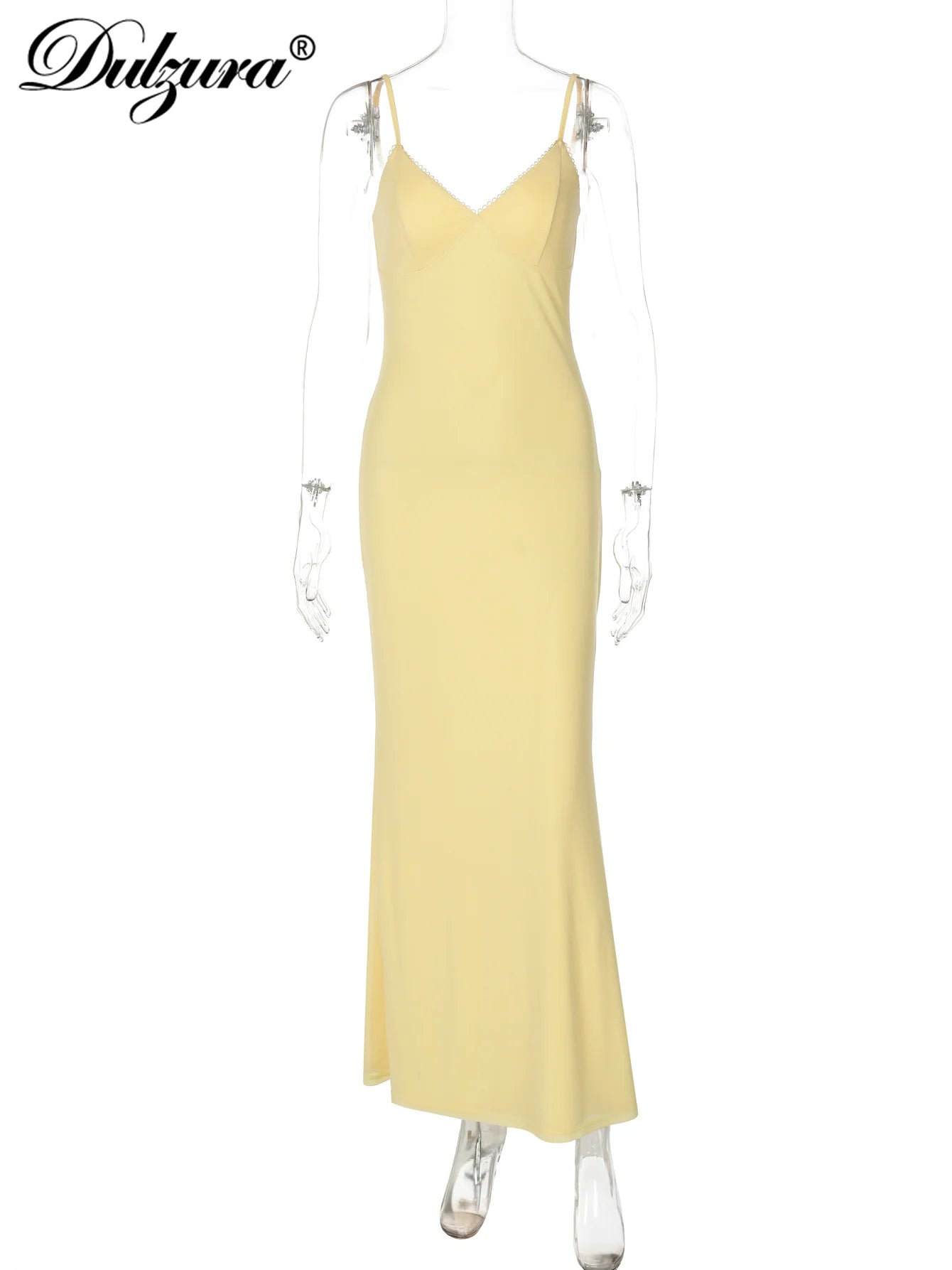 Mesh Cami Maxi Dress