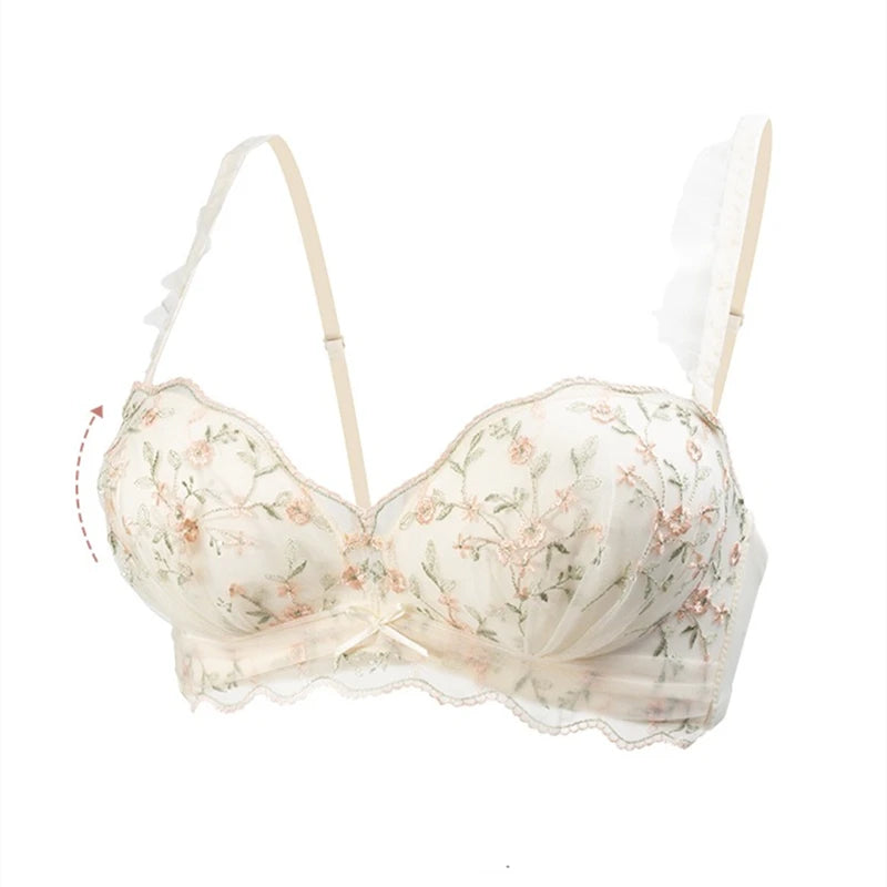 Seamless Push-Up Gathering Bra