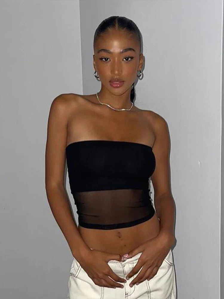 Patchwork Streetwear Tank Top