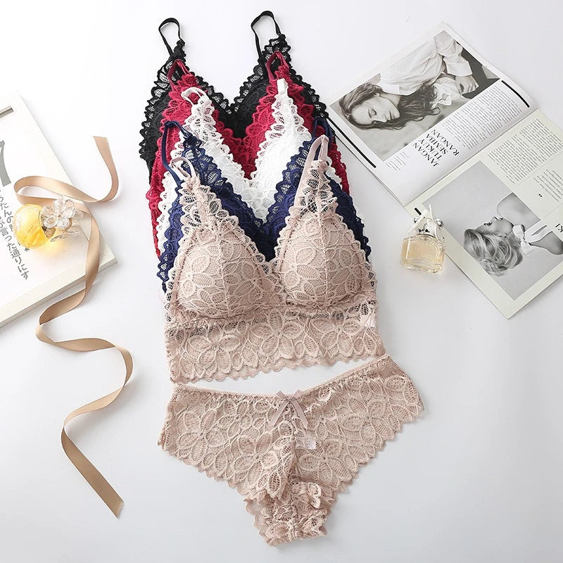 Sexy Lace Women Underwear Set