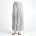 Lace Jacquard Transperant Skirt