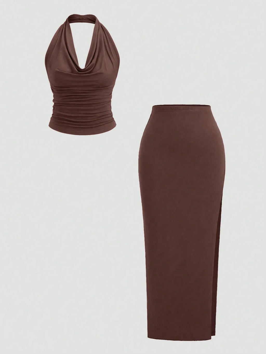 Elegant Top+Skirt Set