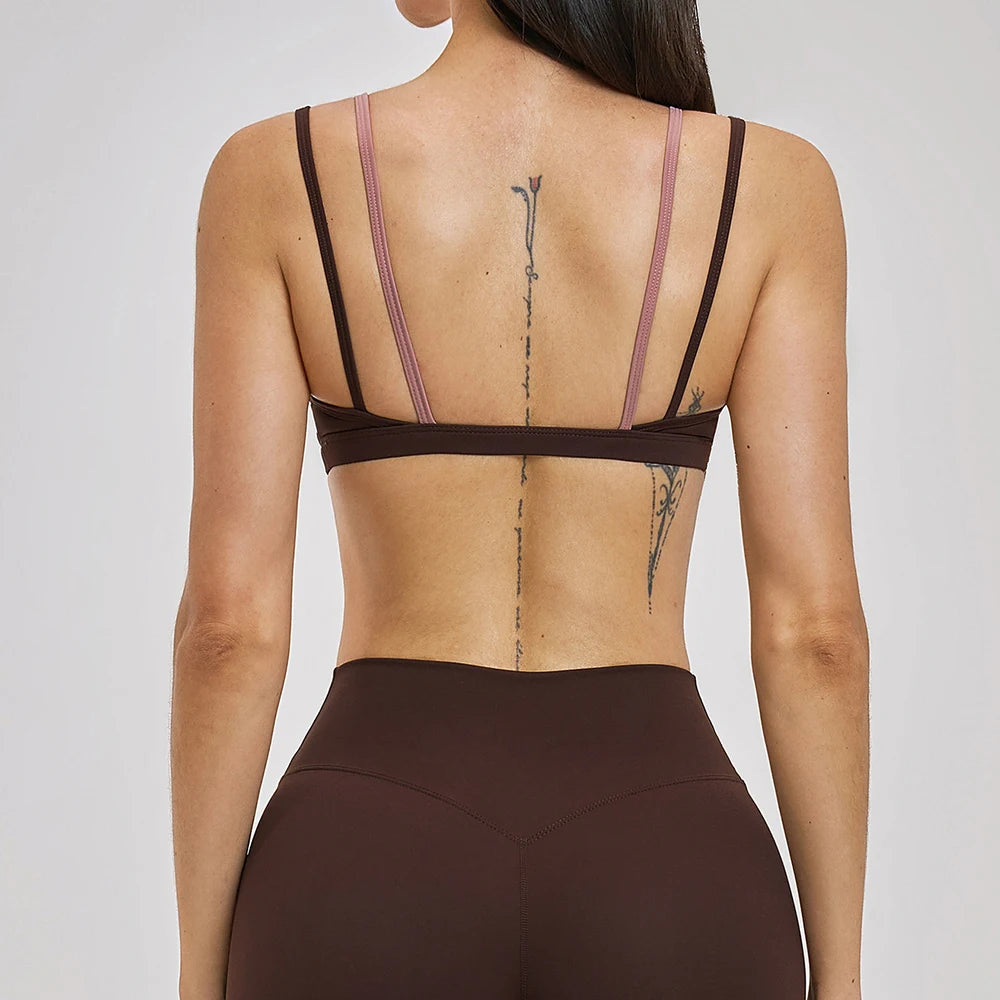 Backless Push-Up Sports Bra