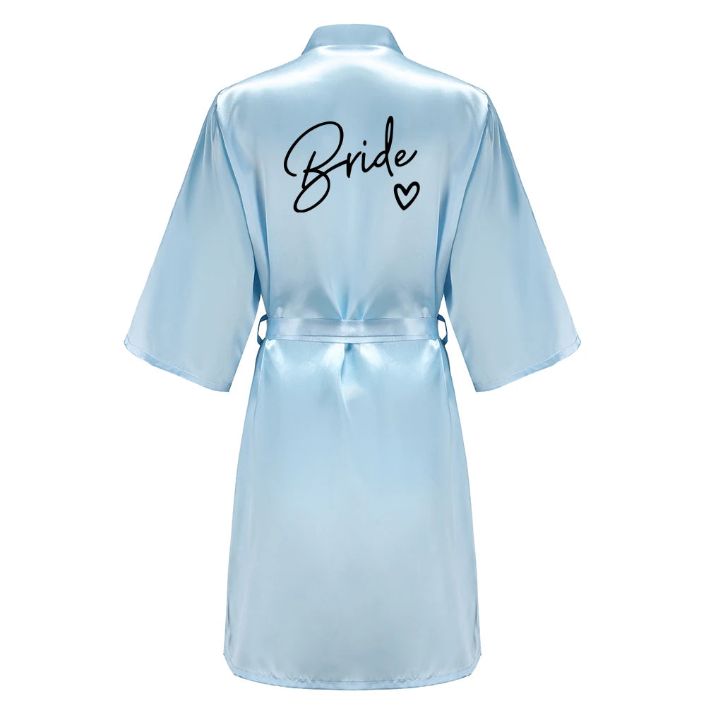 Wedding Party Team Bride Robe