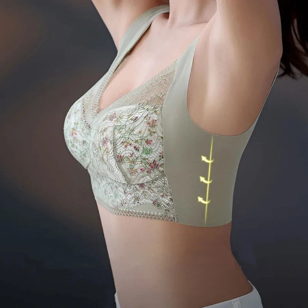 Ice Silk Full Cup Lace Bra