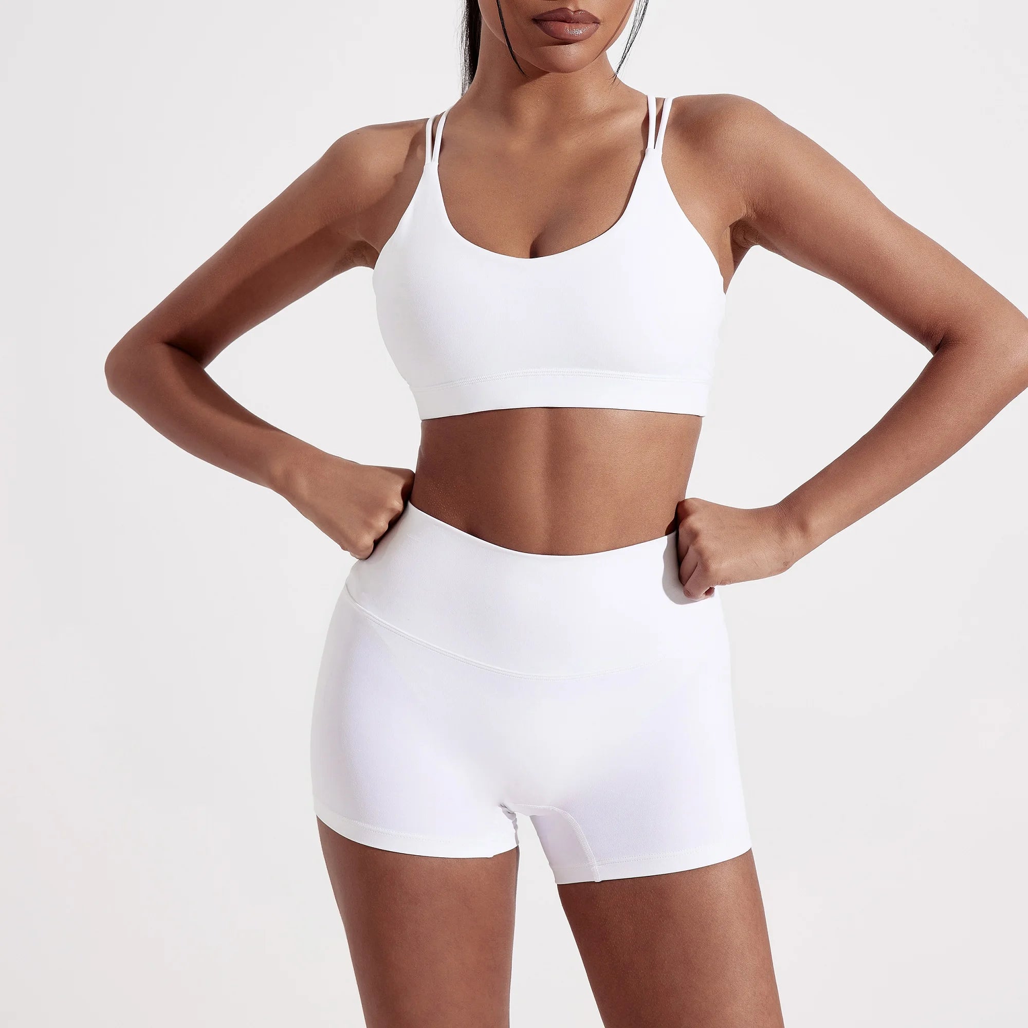 High-Support Cross-Back Sports Bra