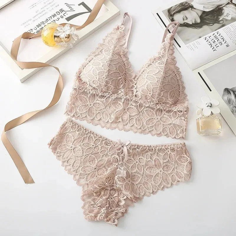 Sexy Lace Women Underwear Set