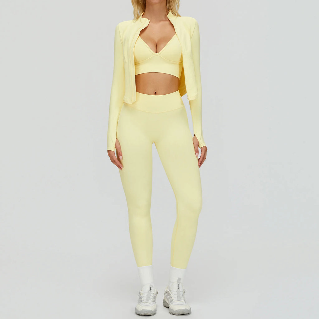 2/3PCS Seamless Yoga Set Gym Workout Suits