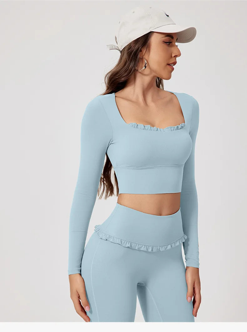 New Summer 2Pcs Women Gym Yoga Female Outfit