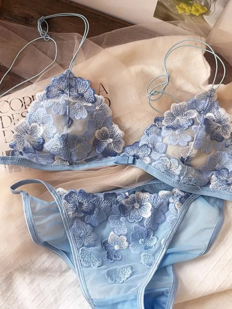 French Niche Lingerie Set