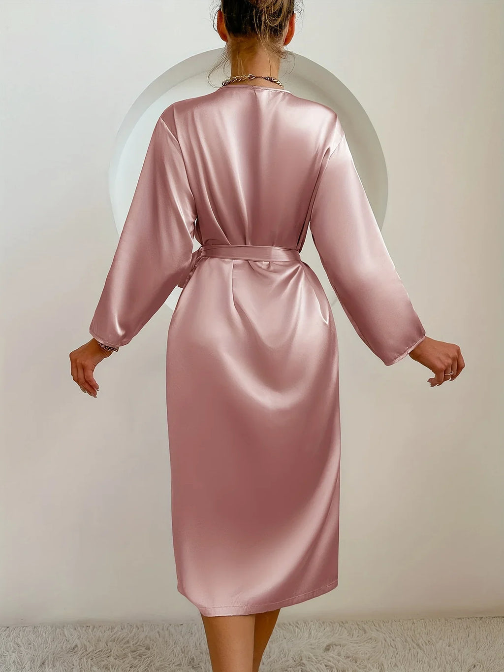 Satin Belted Robe