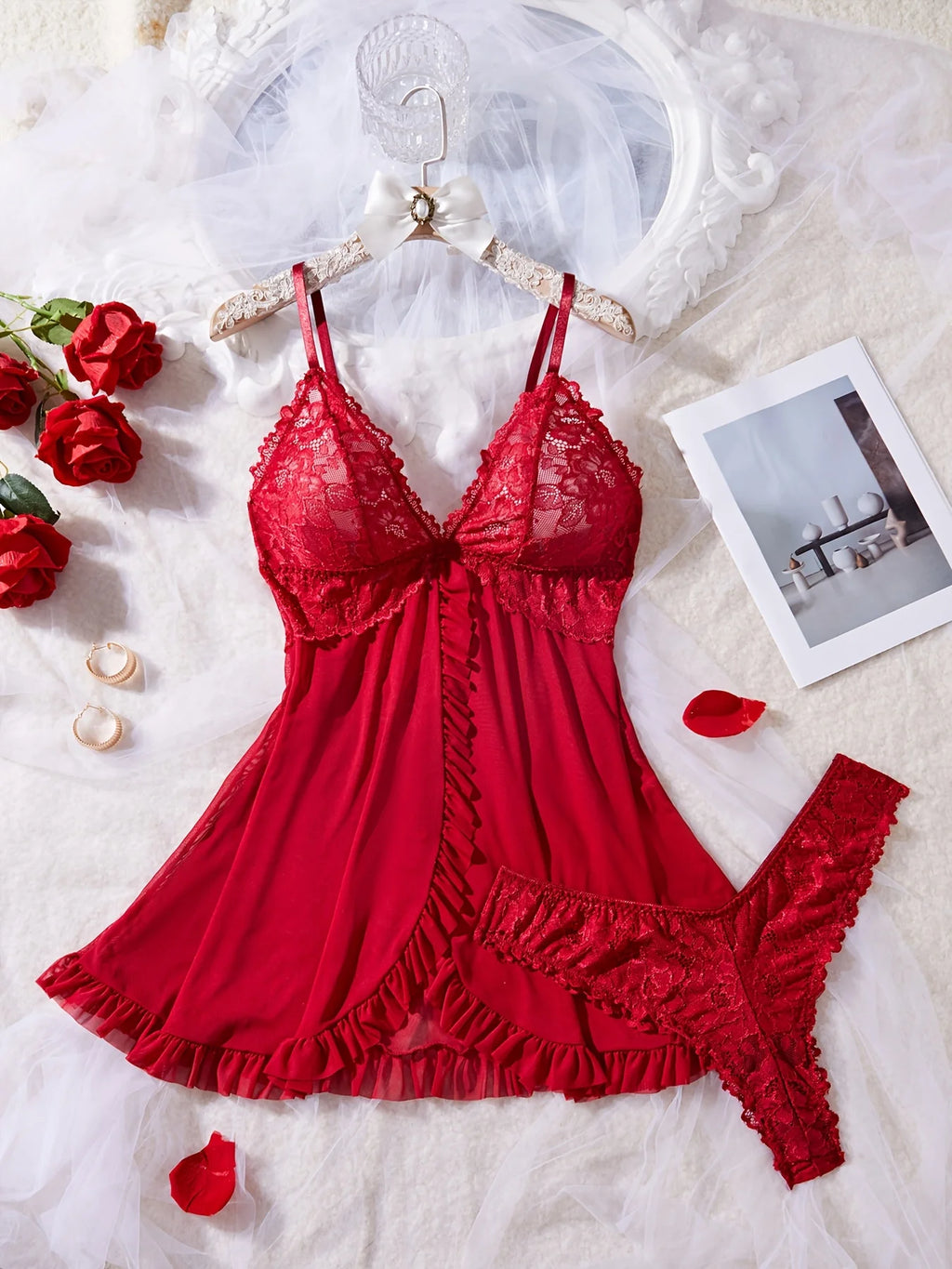 Sexy Lace Lingerie Setx
