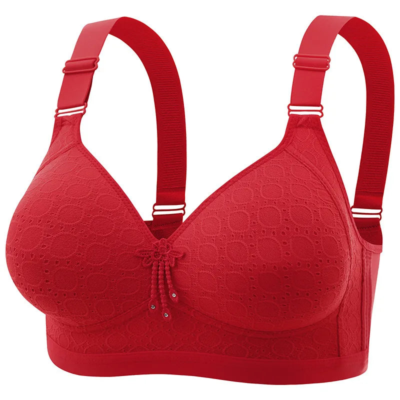 Plus-Size Wire-Free Push-Up Bra