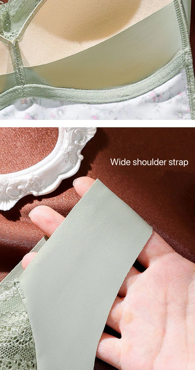 Ice Silk Full Cup Lace Bra