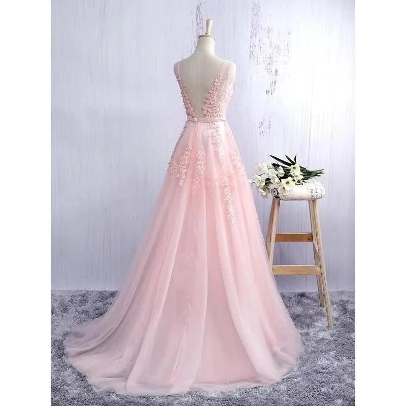 Slim A-Line Maxi Dress