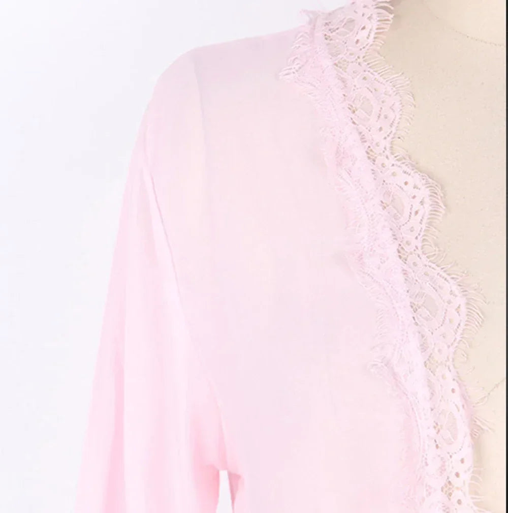 Lace Transparent Babydoll Nightdress