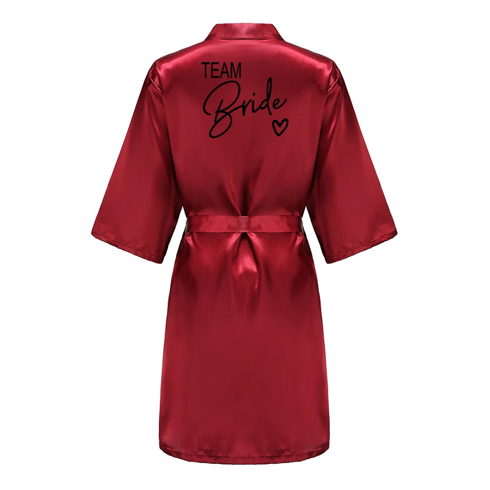 Wedding Party Team Bride Robe