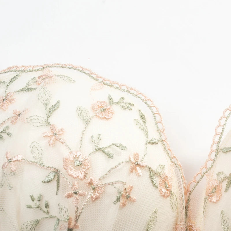 Seamless Push-Up Gathering Bra