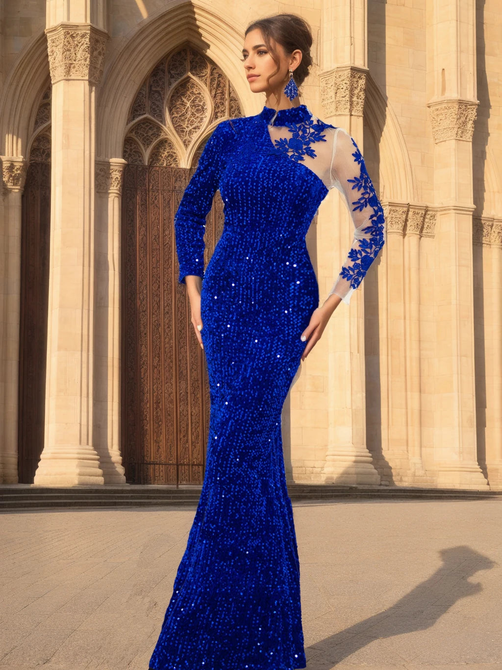 Velvet Evening Dress