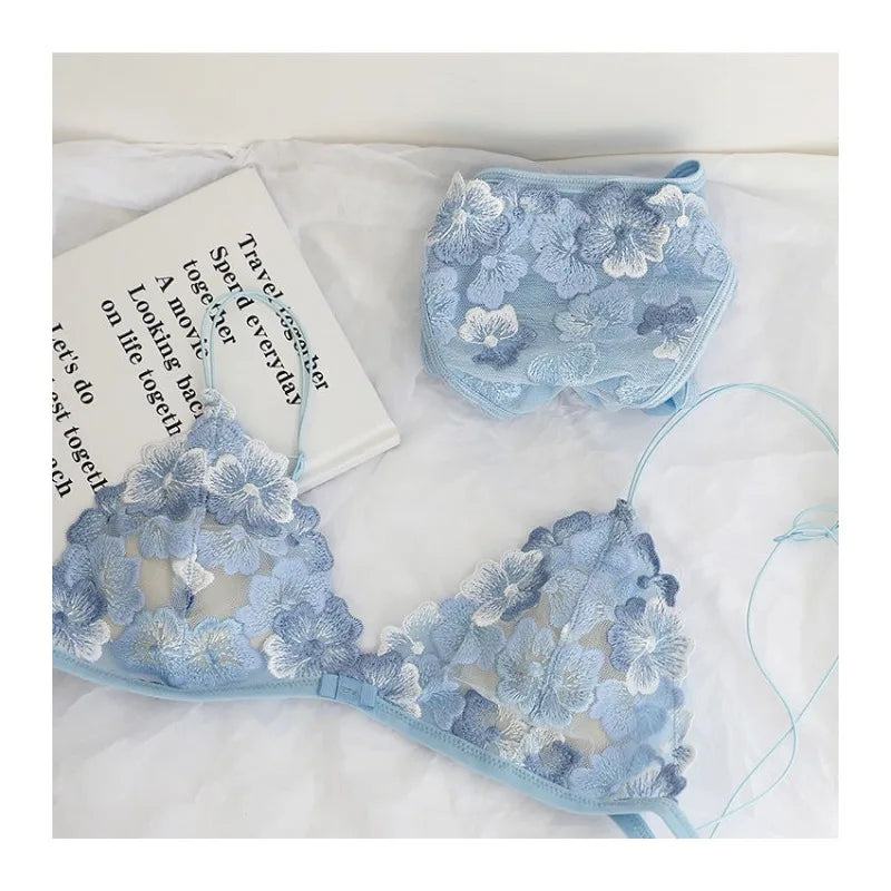 French Lace Bralette for Small Chest