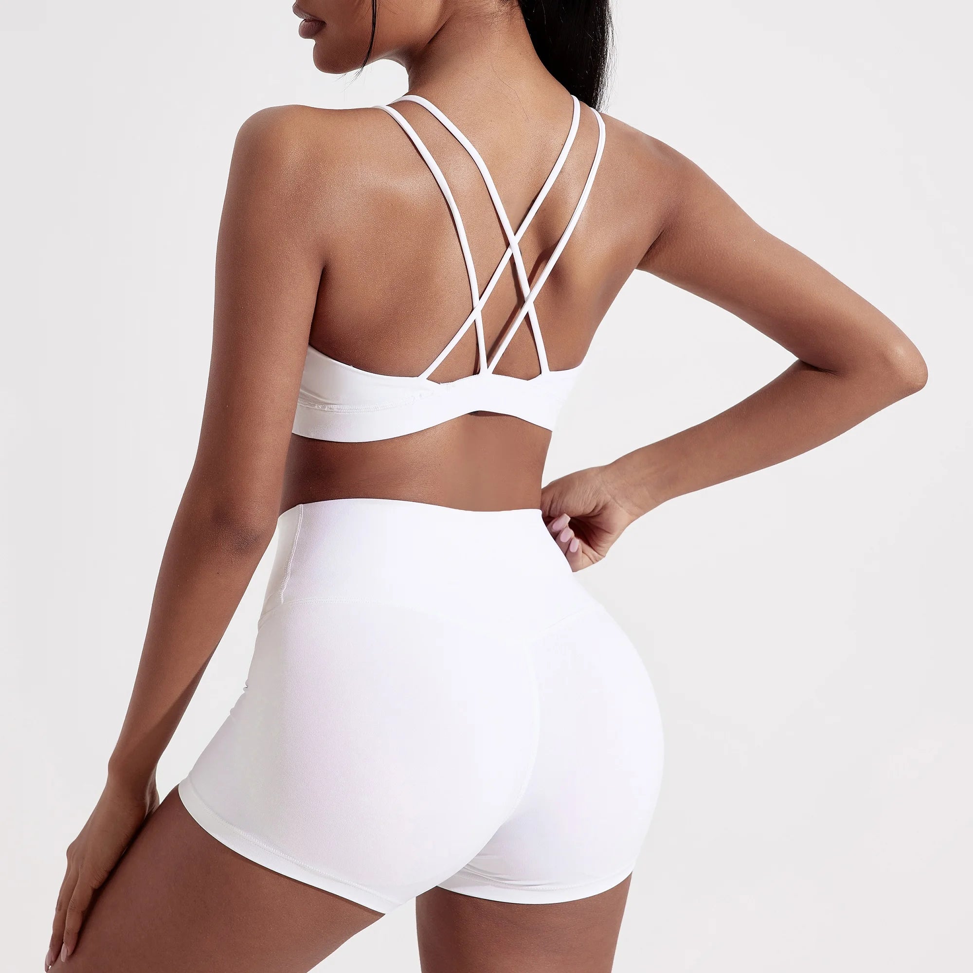 High-Support Cross-Back Sports Bra
