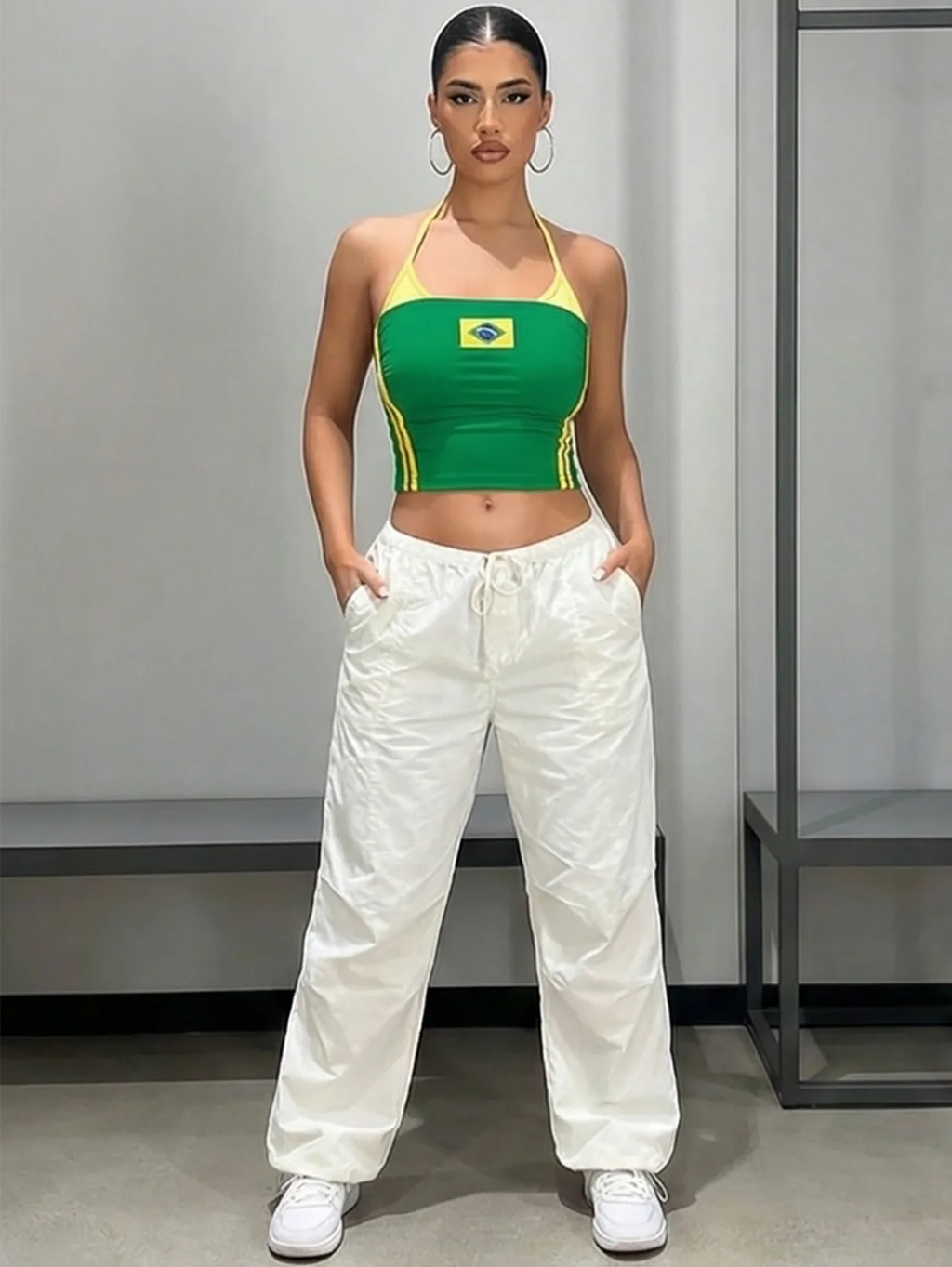 Patchwork Crop Top