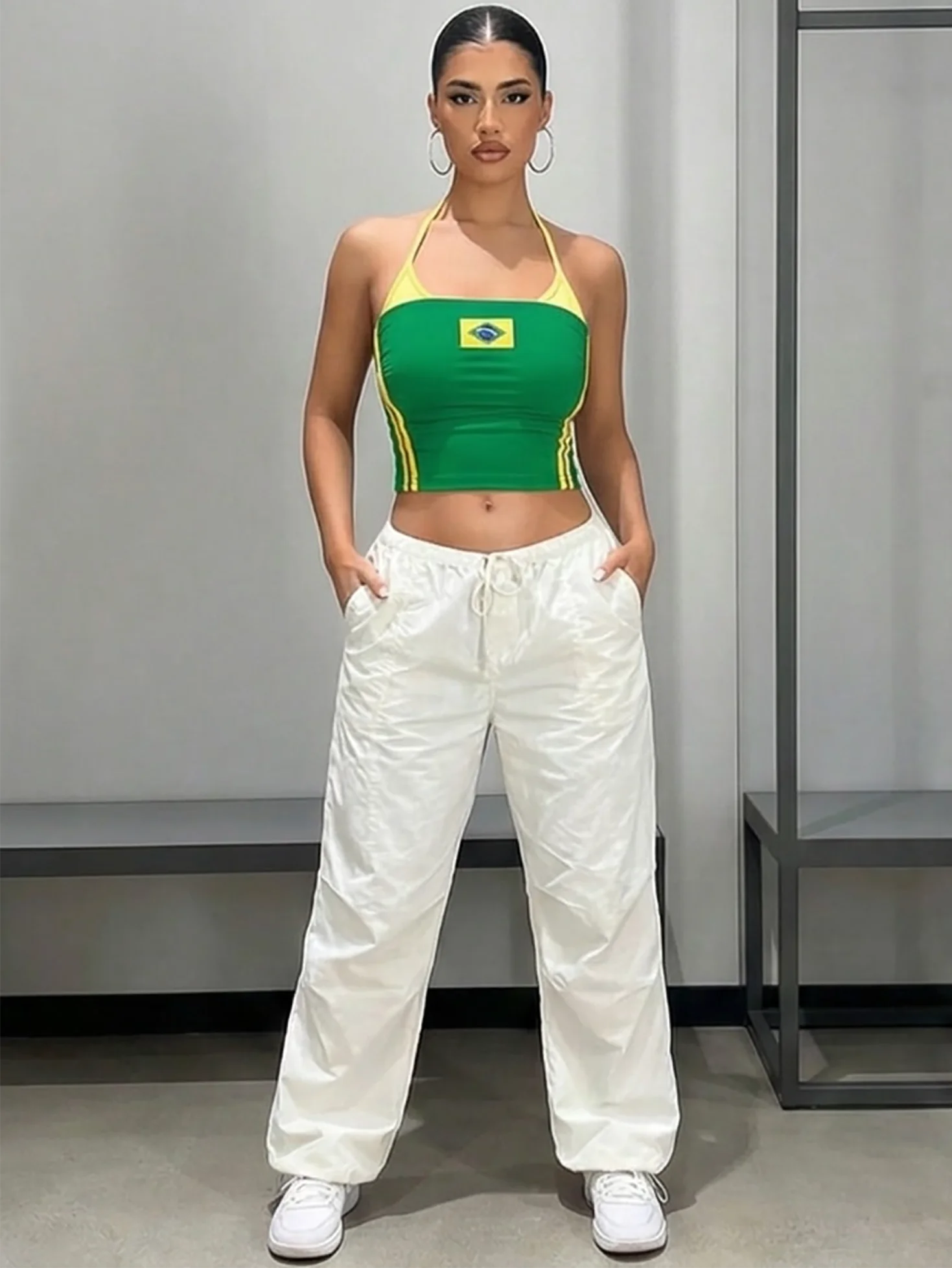 Patchwork Crop Top