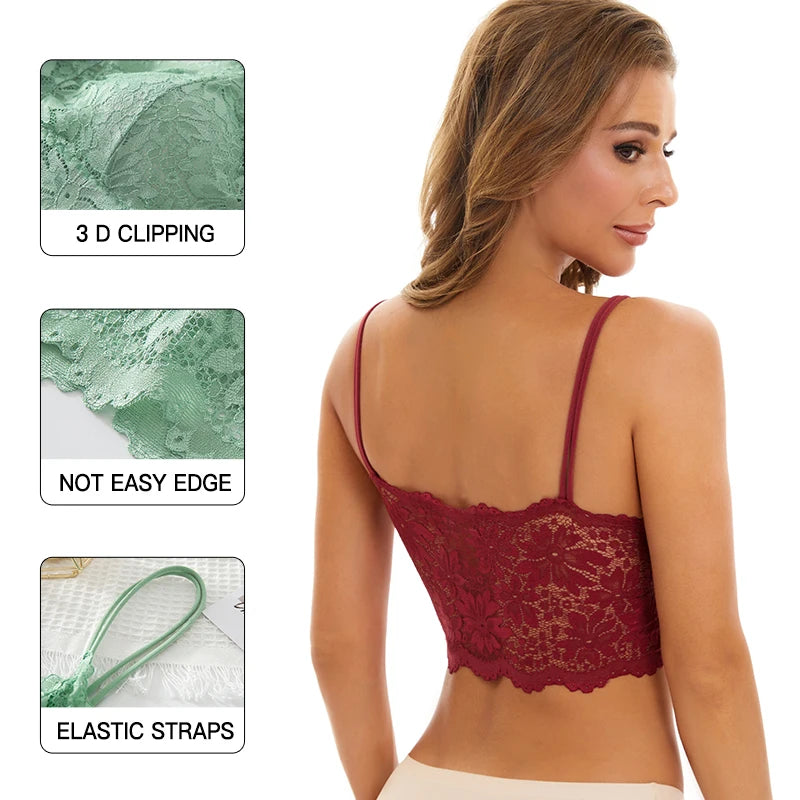3-Pack Seamless Lace Bralette Set