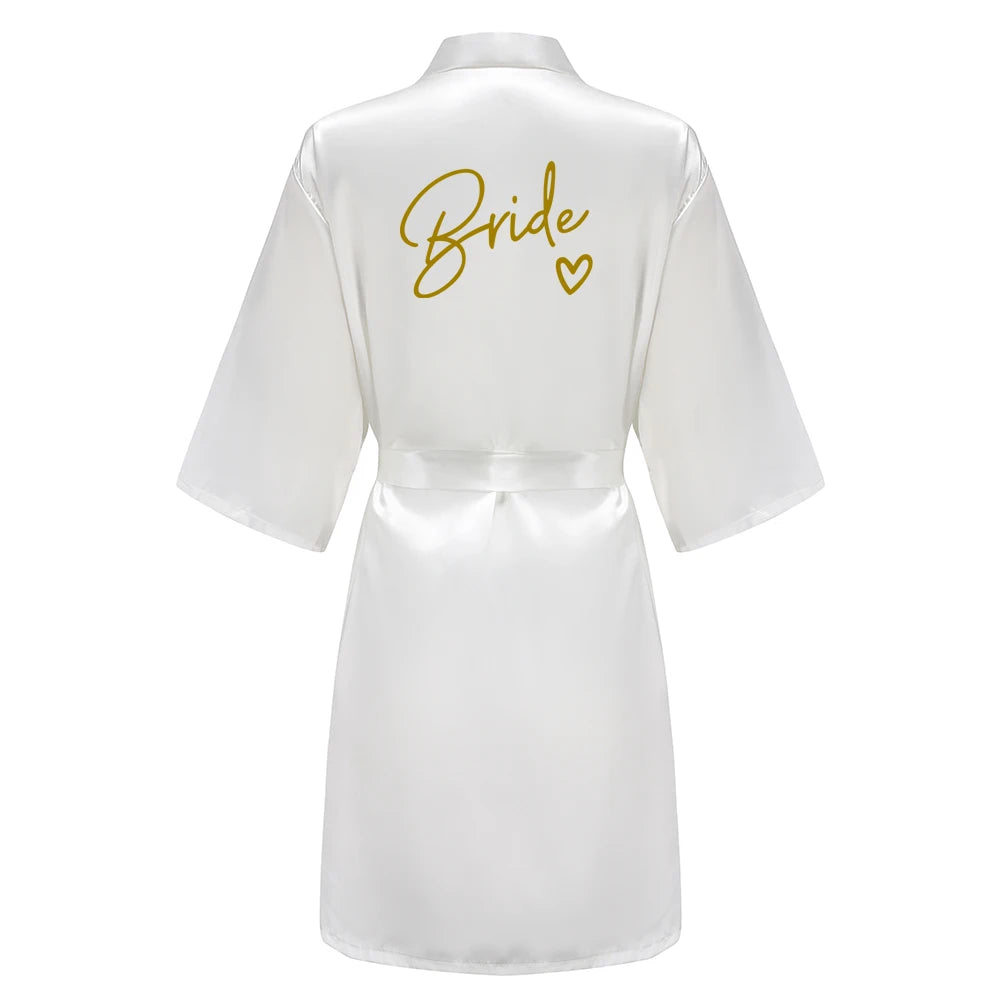 Wedding Party Team Bride Robe