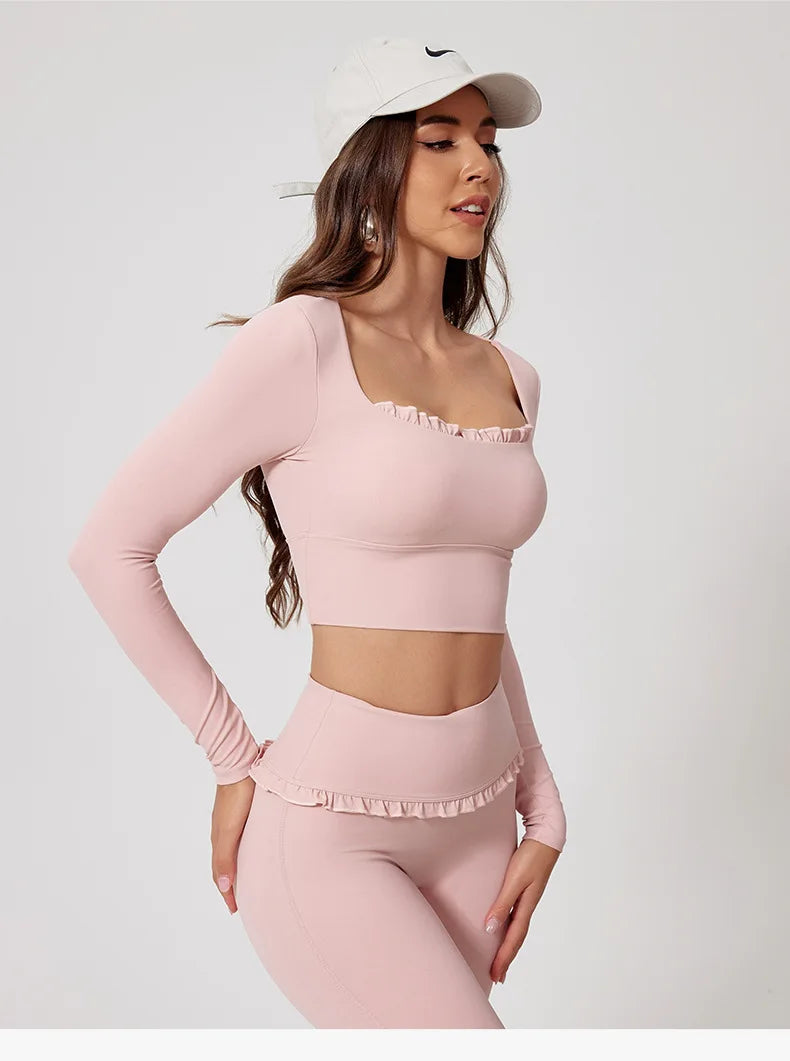 New Summer 2Pcs Women Gym Yoga Female Outfit