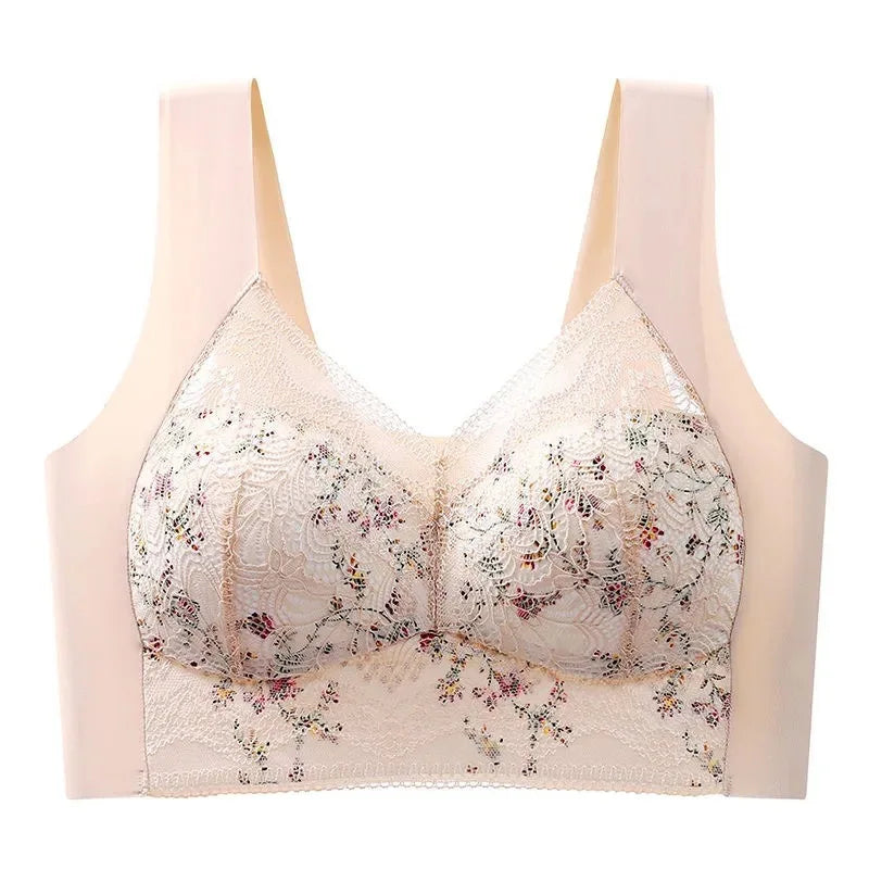 Ice Silk Full Cup Lace Bra