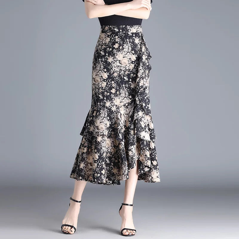 Elegant  Chiffon Skirts