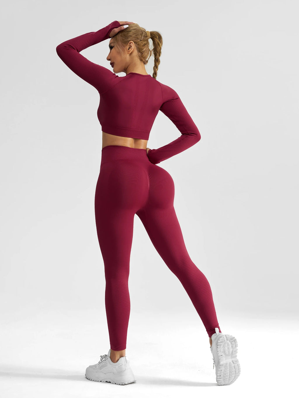 Seamless Tracksuit Sports Set