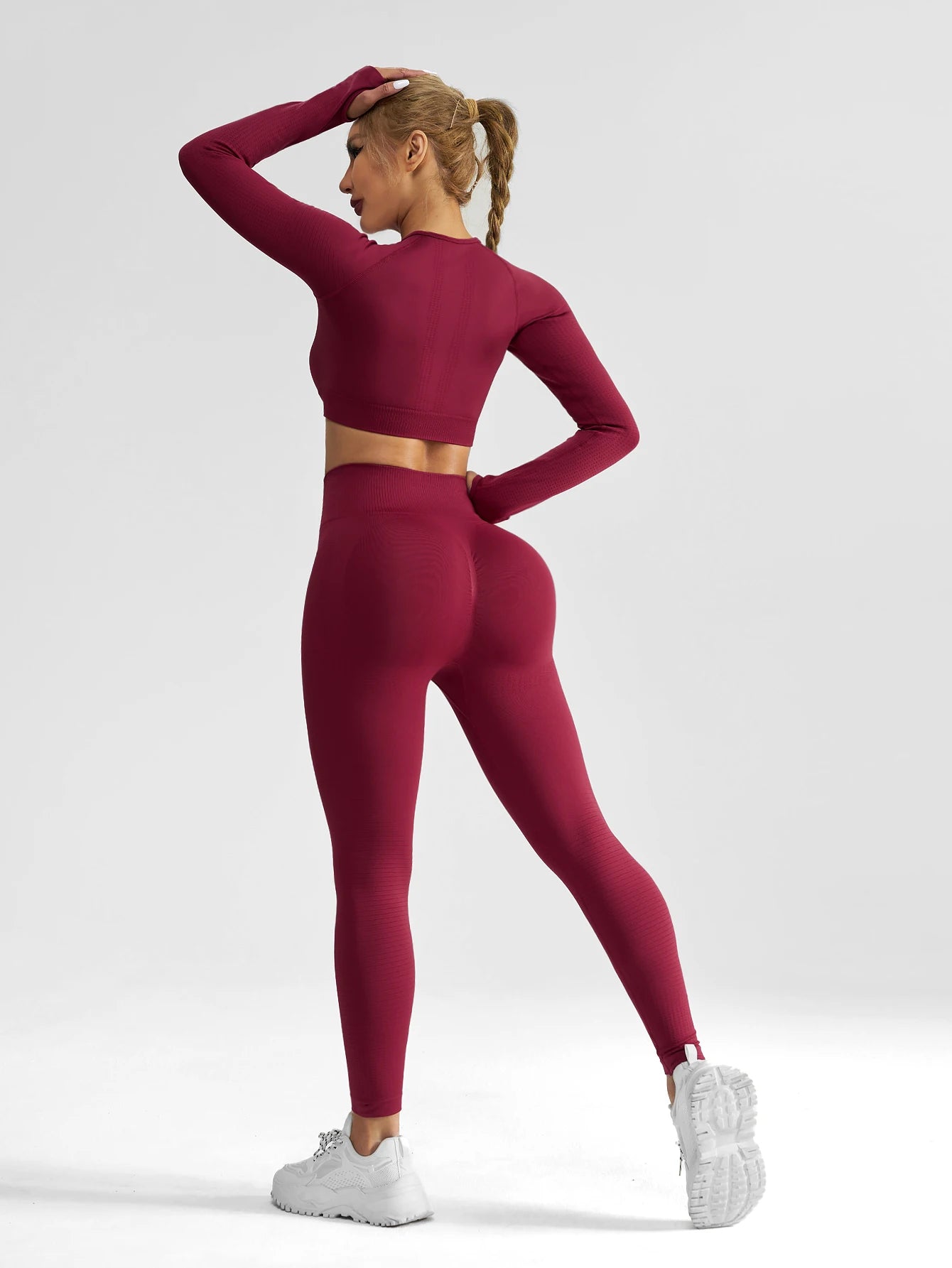 Seamless Tracksuit Sports Set