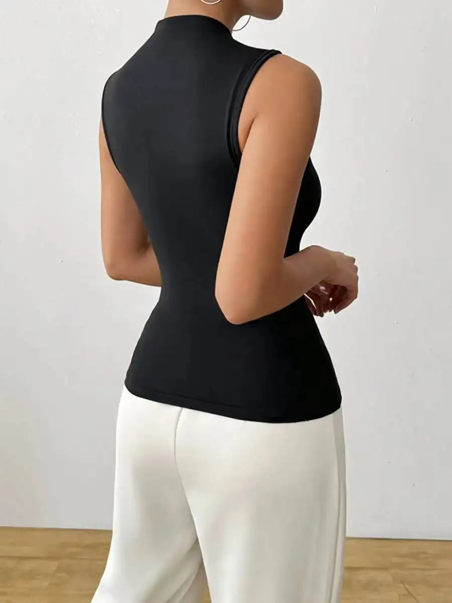 The Asymmetric Ruched Tank Top