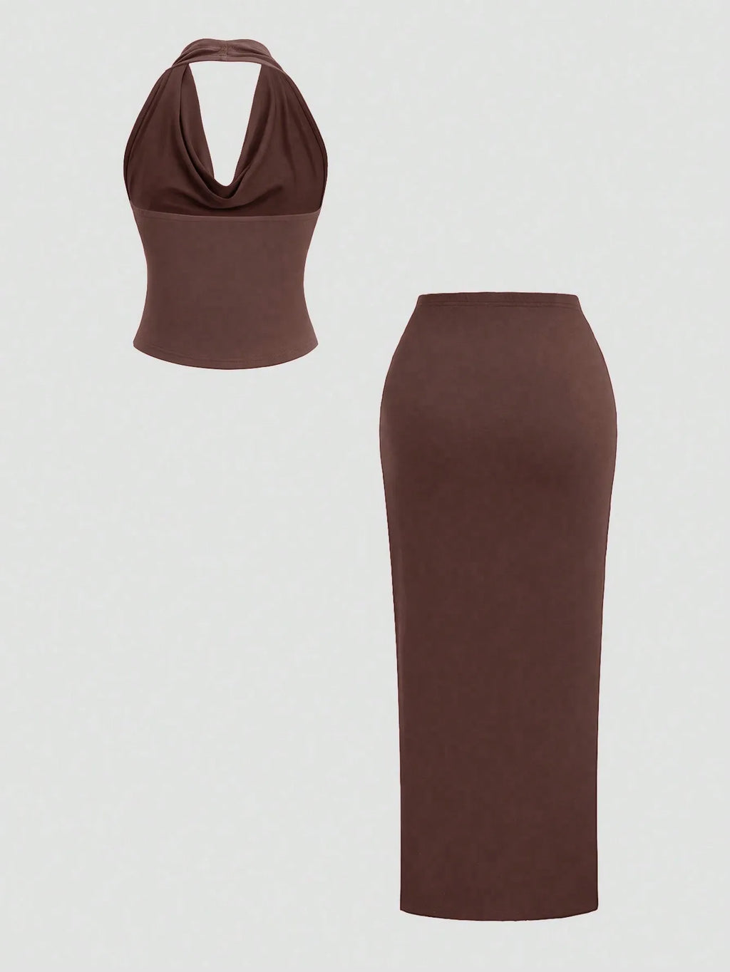 Elegant Top+Skirt Set