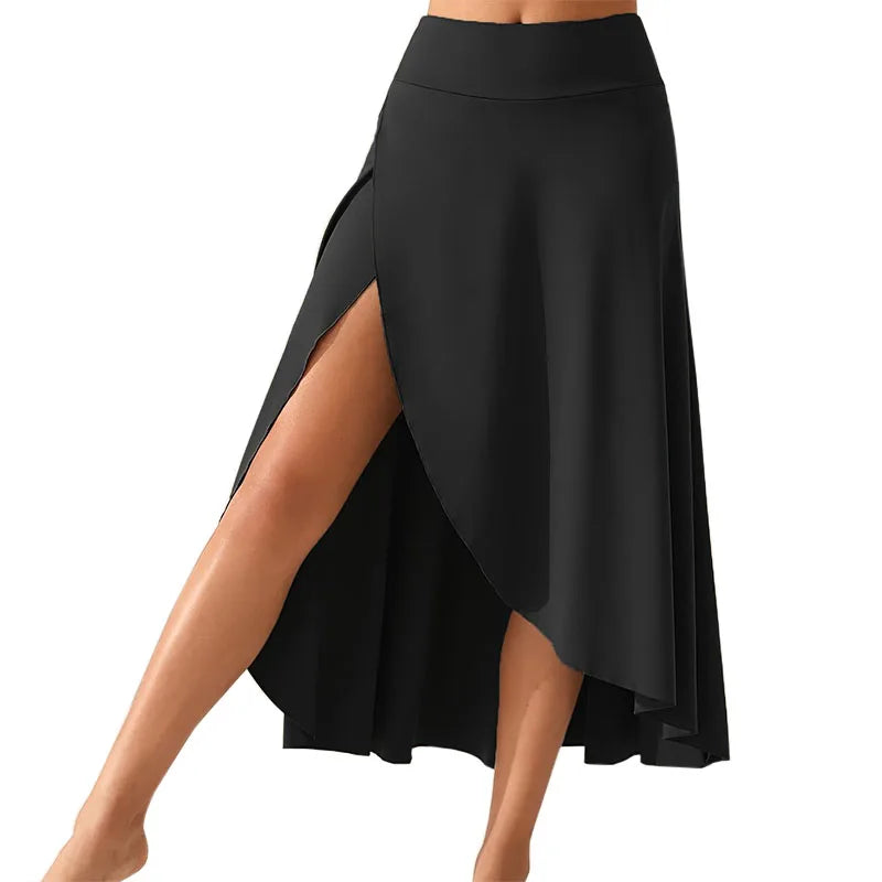 Elegant solid color skirt