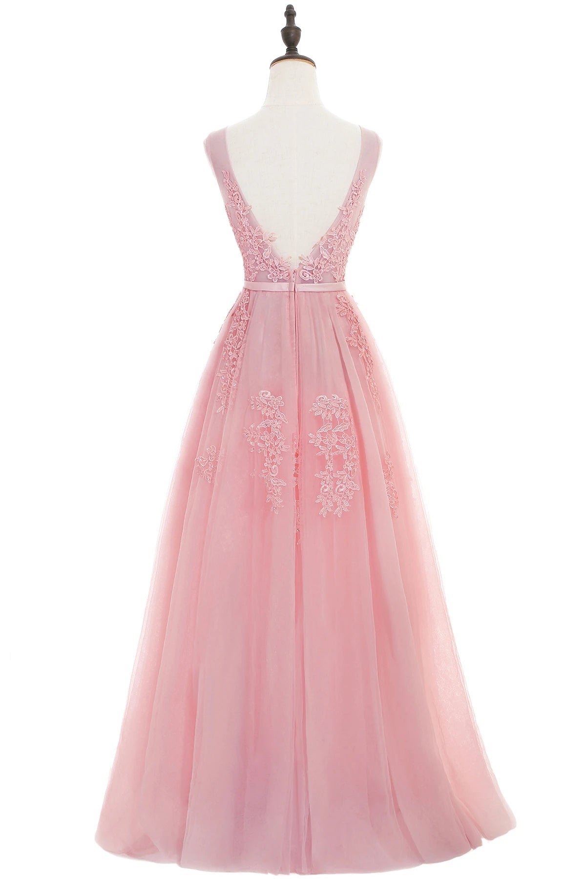 Slim A-Line Maxi Dress