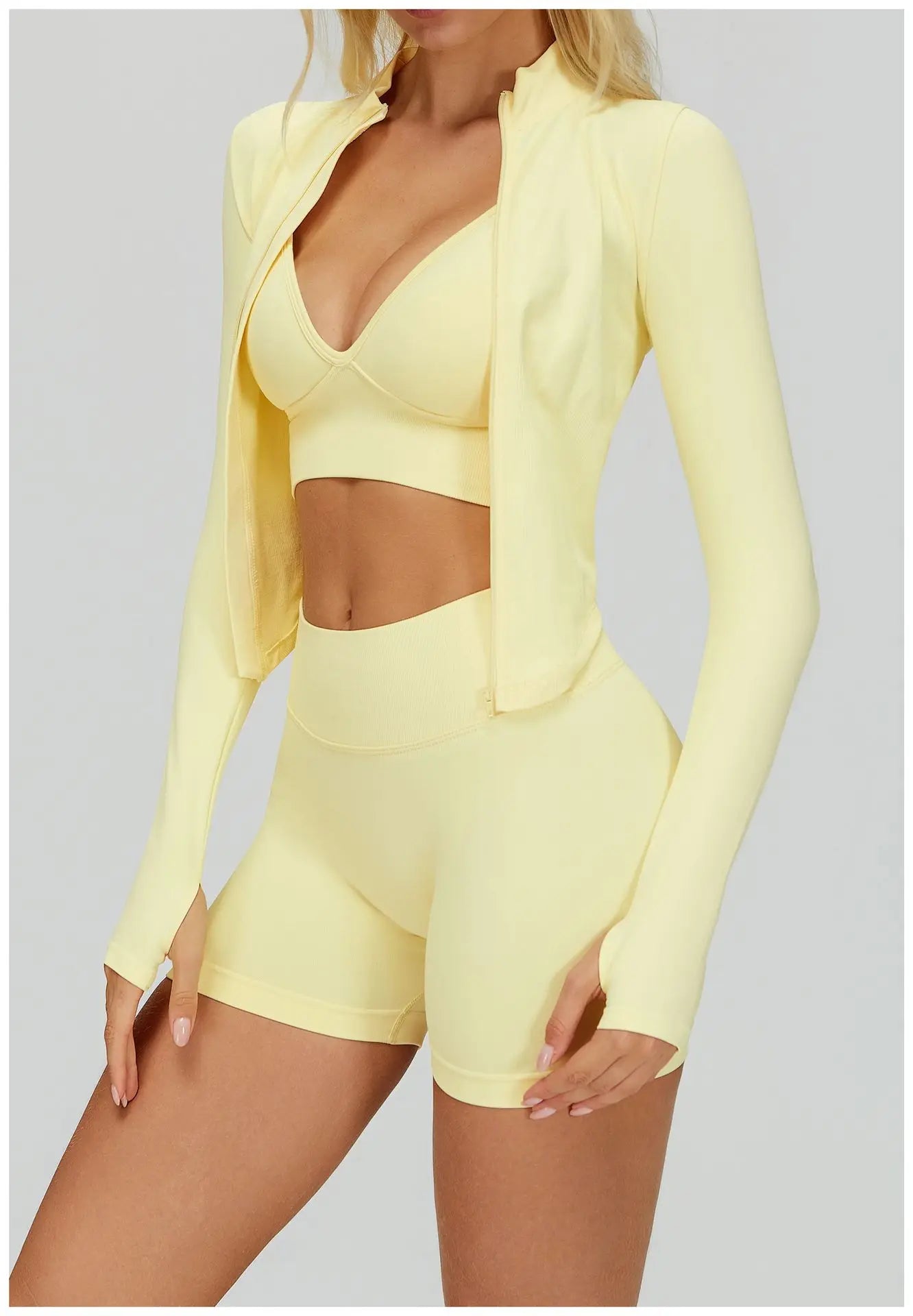 2/3PCS Seamless Yoga Set Gym Workout Suits